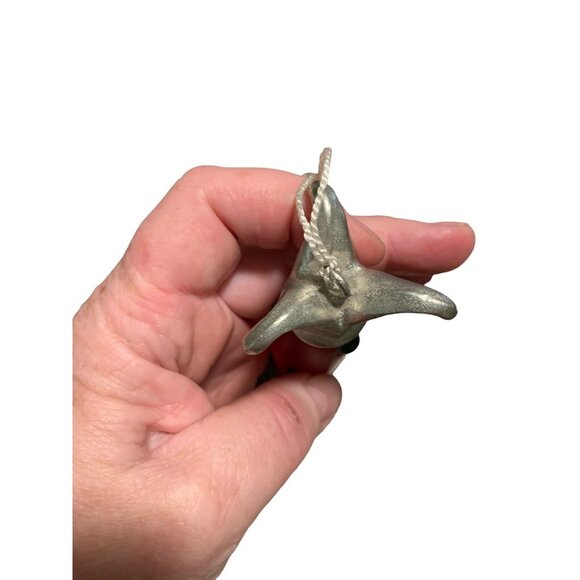 John Toole Ornament Handmade Glass Red Frosted Glass Green Rhinestones NEW w Tag - Picture 5 of 10